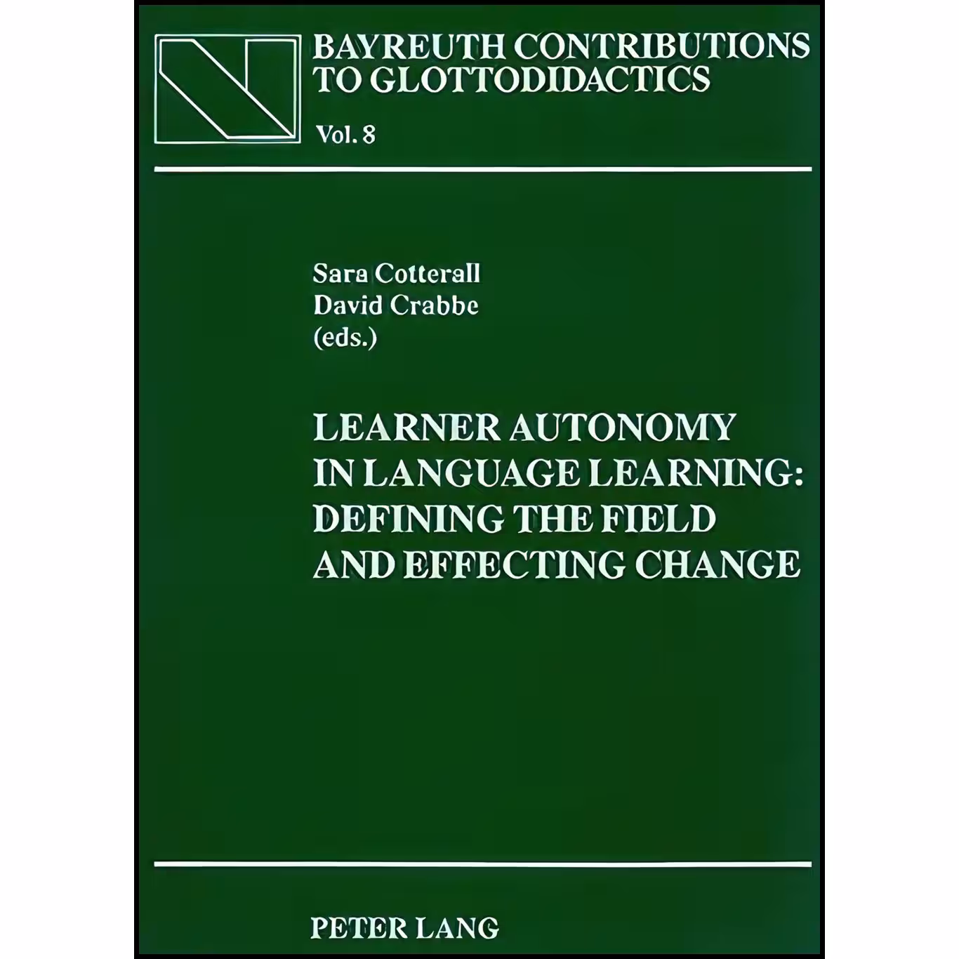 کتاب زبان اصلی Learner Autonomy in Language Learning