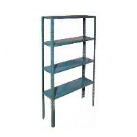 قفسه مدل پیچی 4 طبقه سایز 95x50 پایه 2 متری (ارسال پس کرایه و به عهده مشتری)