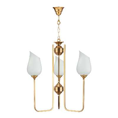 لوستر 3 شعله کارنتیس مدل رزالینا کد KT-03