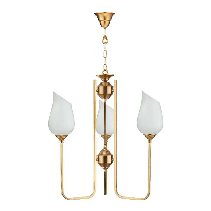 لوستر 3 شعله کارنتیس مدل رزالینا کد KT-03