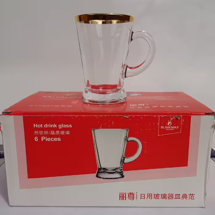 لیوان بلینک مکس مدل دسته دار بسته 6 عددی