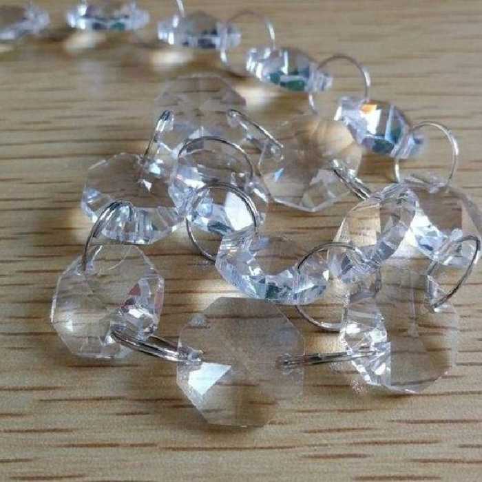 پرده ریشه ای آریا کریستال مدل ساده سایز 30x100 سانتی متر