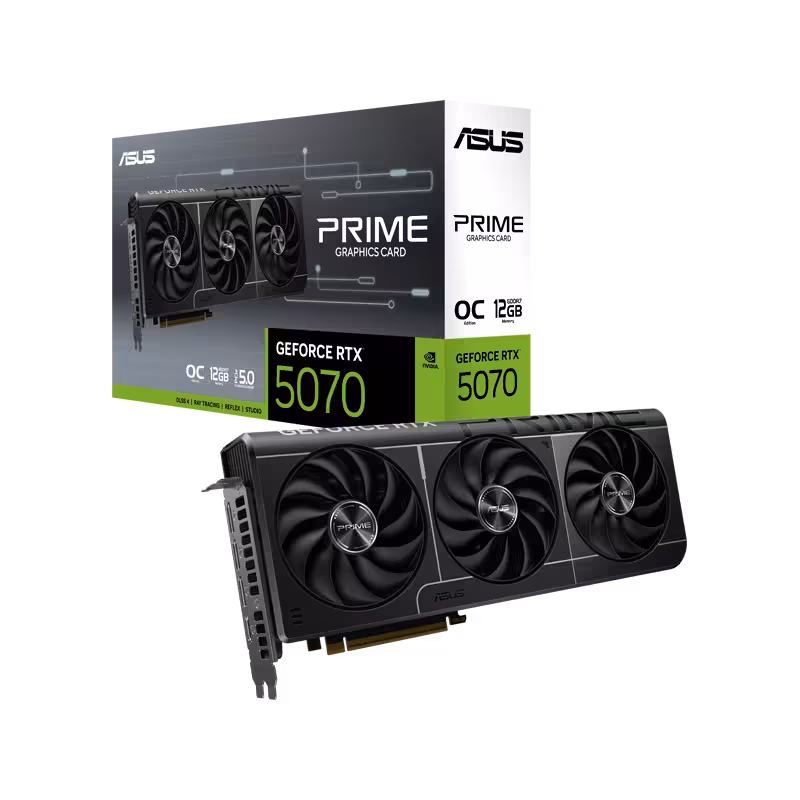 کارت گرافیک ASUS PRIME RTX5070 OC 12G | اجرای بازی‌های 4K