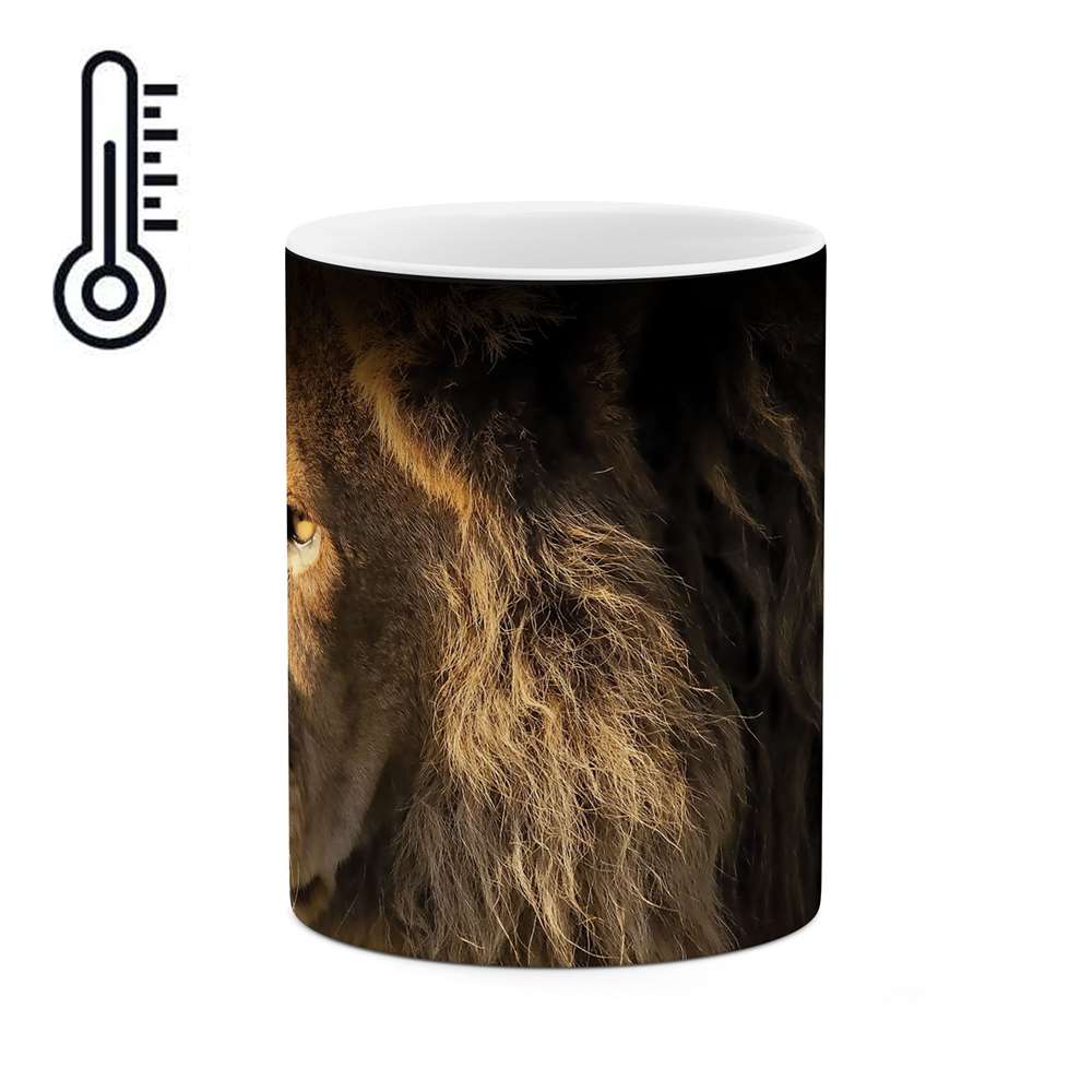 ماگ حرارتی طرح شیر مدل mgh04359