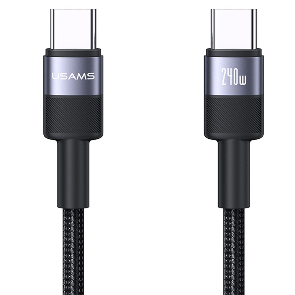 کابل شارژ USB-C به USB-C یوسمز مدل SJ727  طول 1.2 متر توان 240 وات
