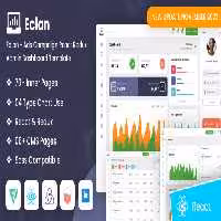 دانلود قالب React داشبورد مدیریتی Eclan
