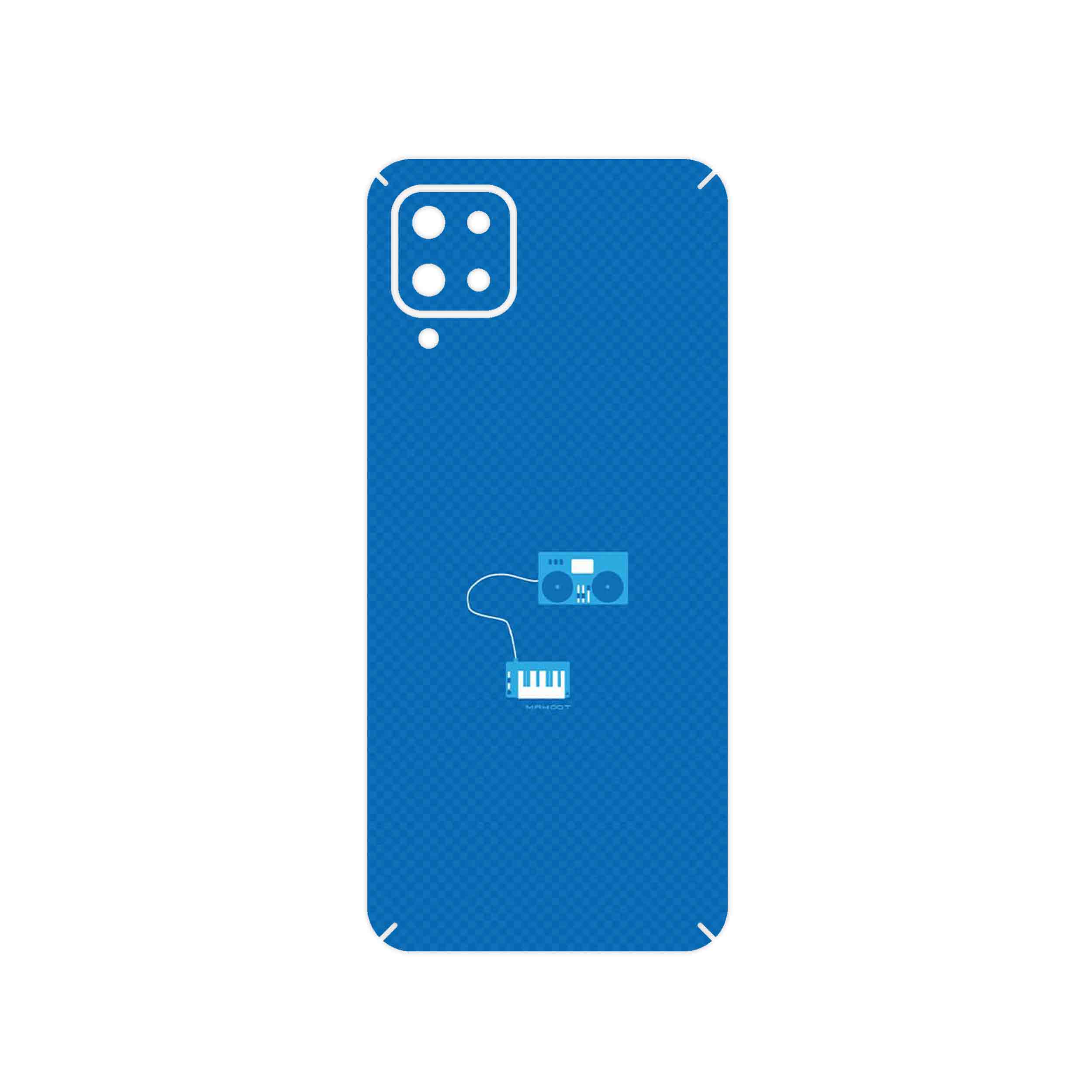 برچسب پوششی ماهوت مدل Minimal DJ Icon مناسب برای گوشی موبایل سامسونگ Galaxy A12