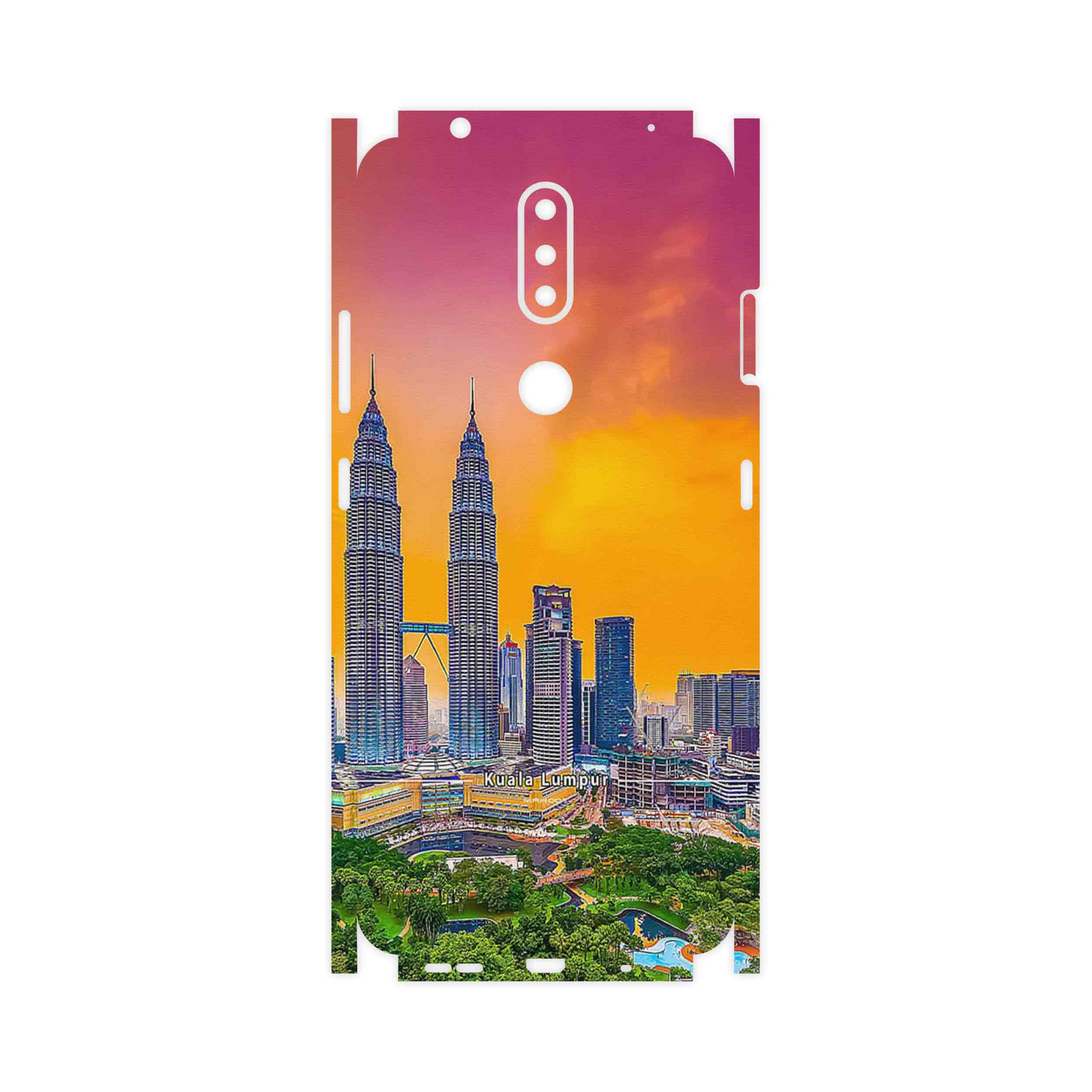 برچسب پوششی ماهوت مدل City of Kuala Lumpur-FullSkin مناسب برای گوشی موبایل نوکیا 2.4