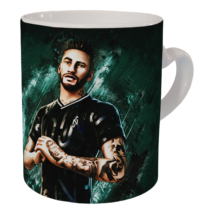 ماگ مدل دسته قلبی طرح نیمار کد 10