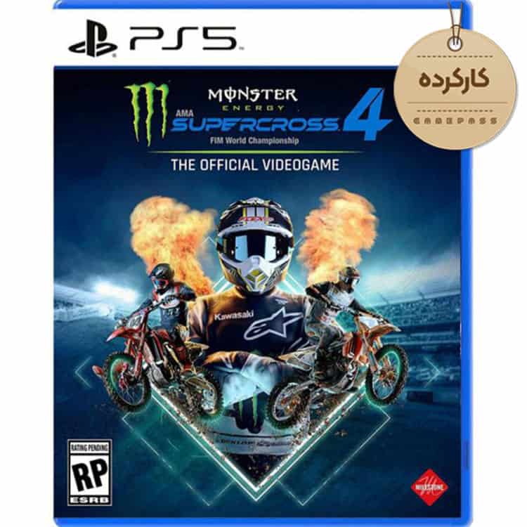 دیسک بازی Monster Energy Supercross 4 کارکرده – مخصوص PS5