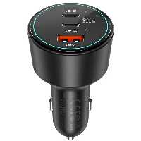 شارژر فندکی فست شارژ ماشین تایپ‌سی 200 وات ویوو مدل WI-QC026