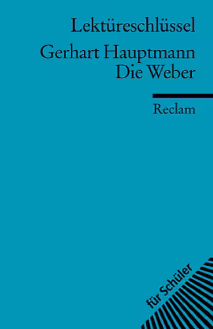 خرید و دانلود نسخه کامل کتاب Die Weber. Lektüreschlüssel