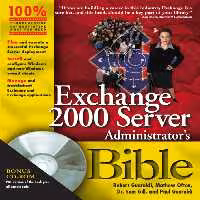 خرید و دانلود نسخه کامل کتاب Exchange 2000 Server Administrator's Bible