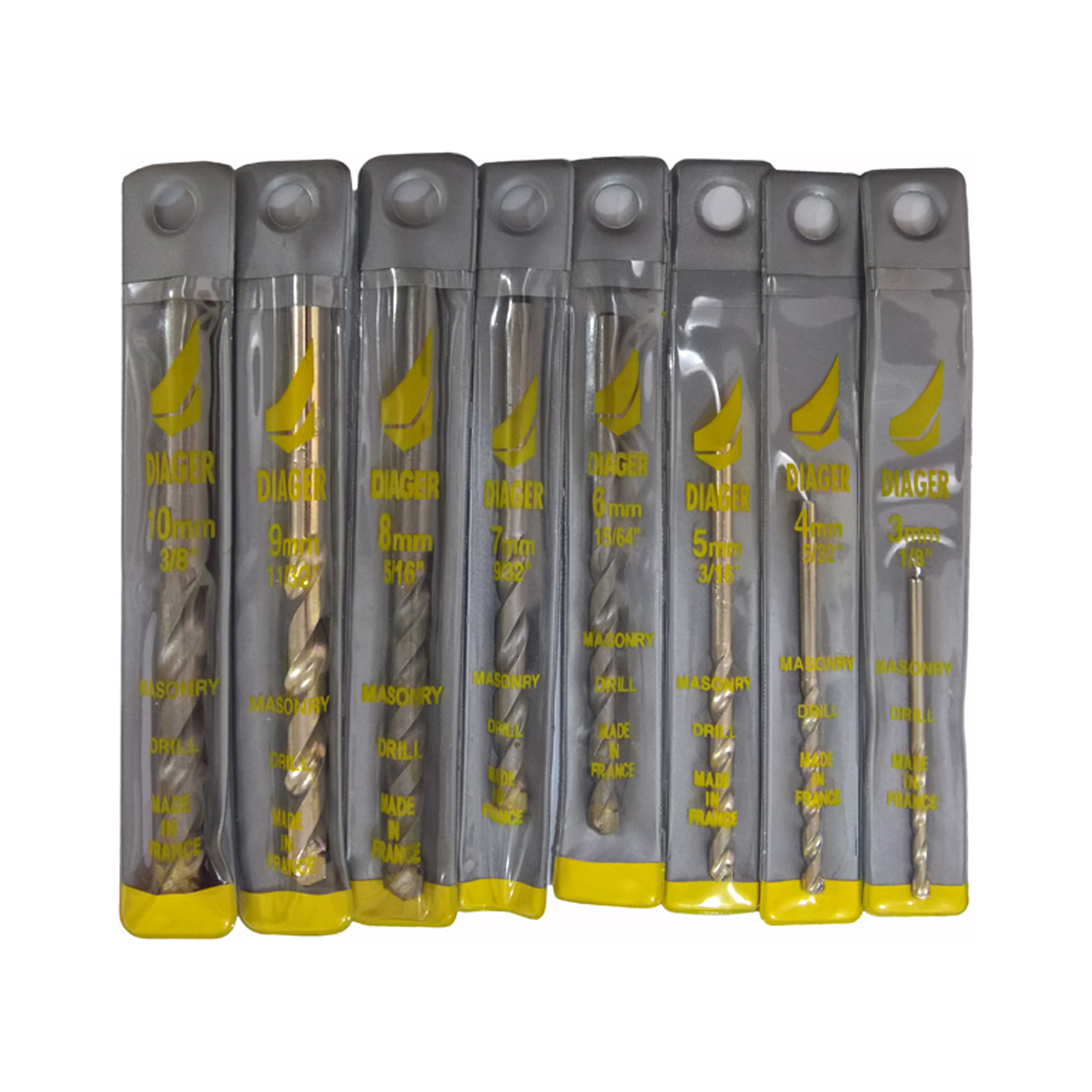 مجموعه 8 عددی مته الماسه دیاجر مدل 265D0310