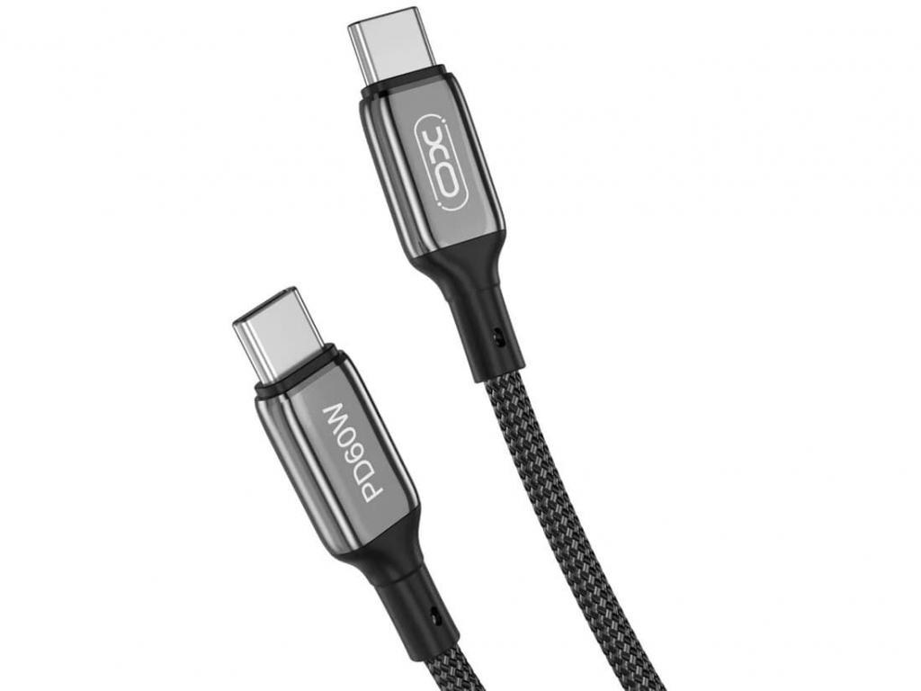 کابل تایپ‌سی به تایپ سی یک متری ایکس‌او XO Type-c to Type-c 60W USB cable 1M NB-Q180B