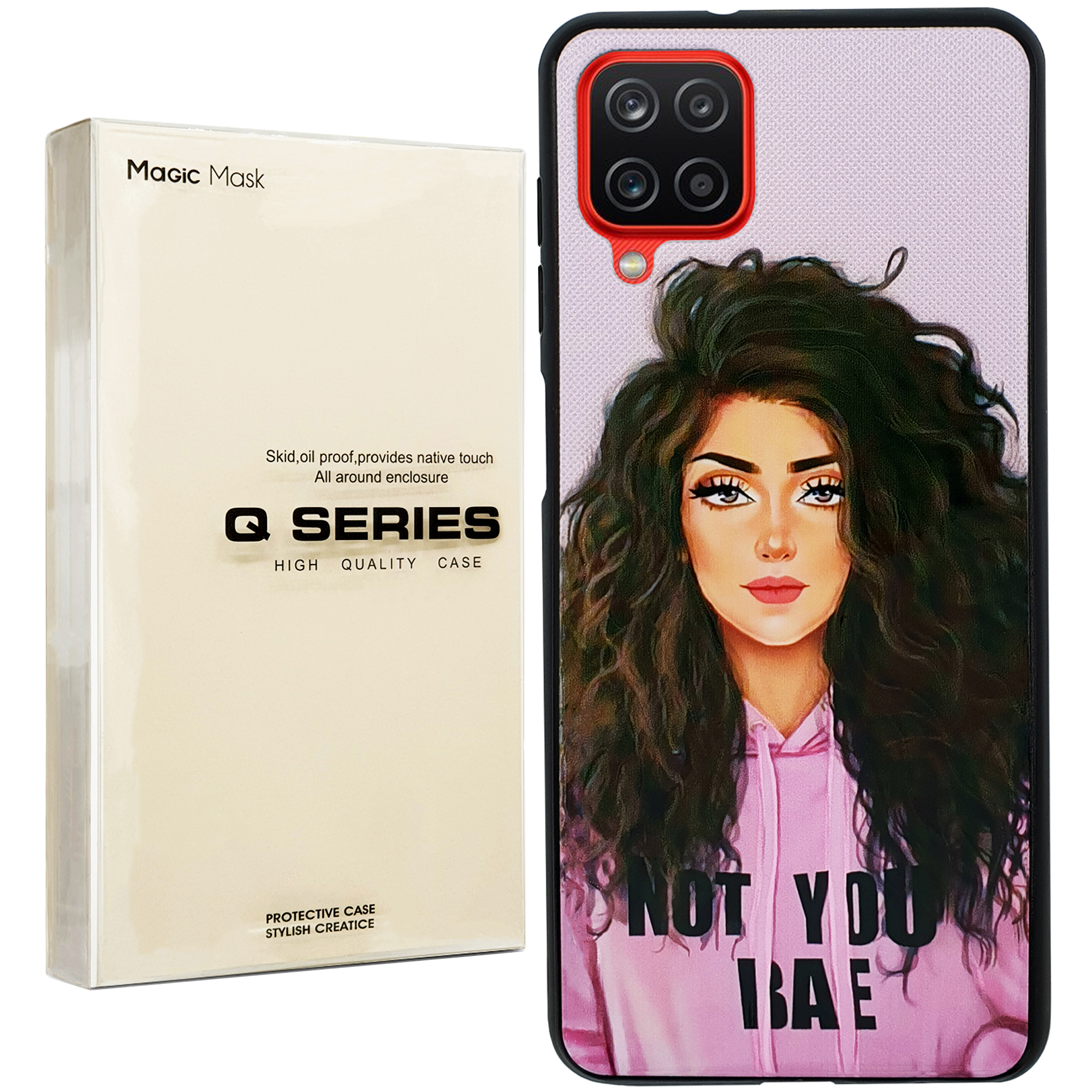 کاور مجیک مسک مدل full colour مناسب برای گوشی موبایل سامسونگ Galaxy A42 