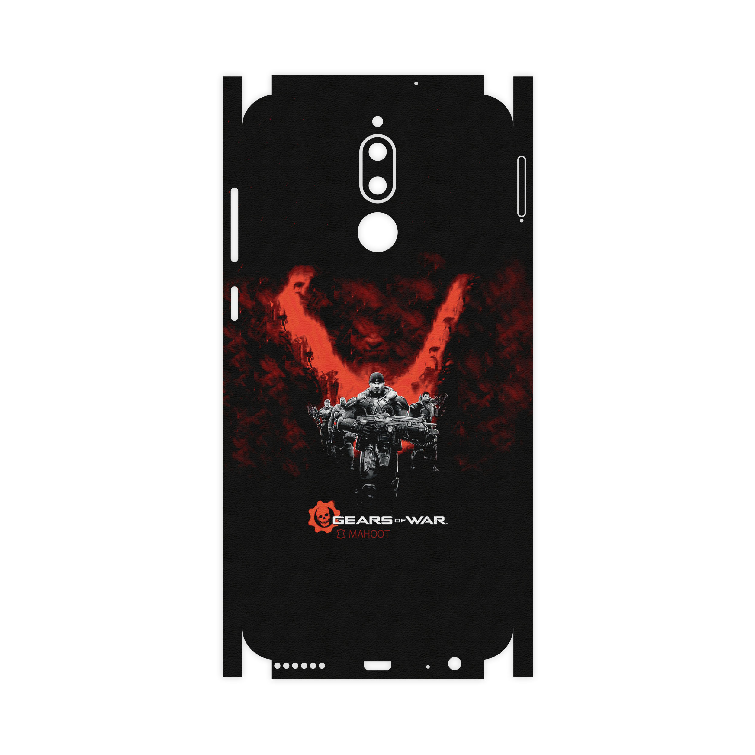 برچسب پوششی ماهوت مدل GEARS-OF-WAR-Game-FullSkin مناسب برای گوشی موبایل هوآوی Mate 10 Lite