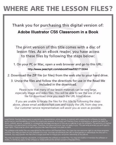 خرید و دانلود نسخه کامل کتاب Adobe Illustrator CS5 Classroom in a Book