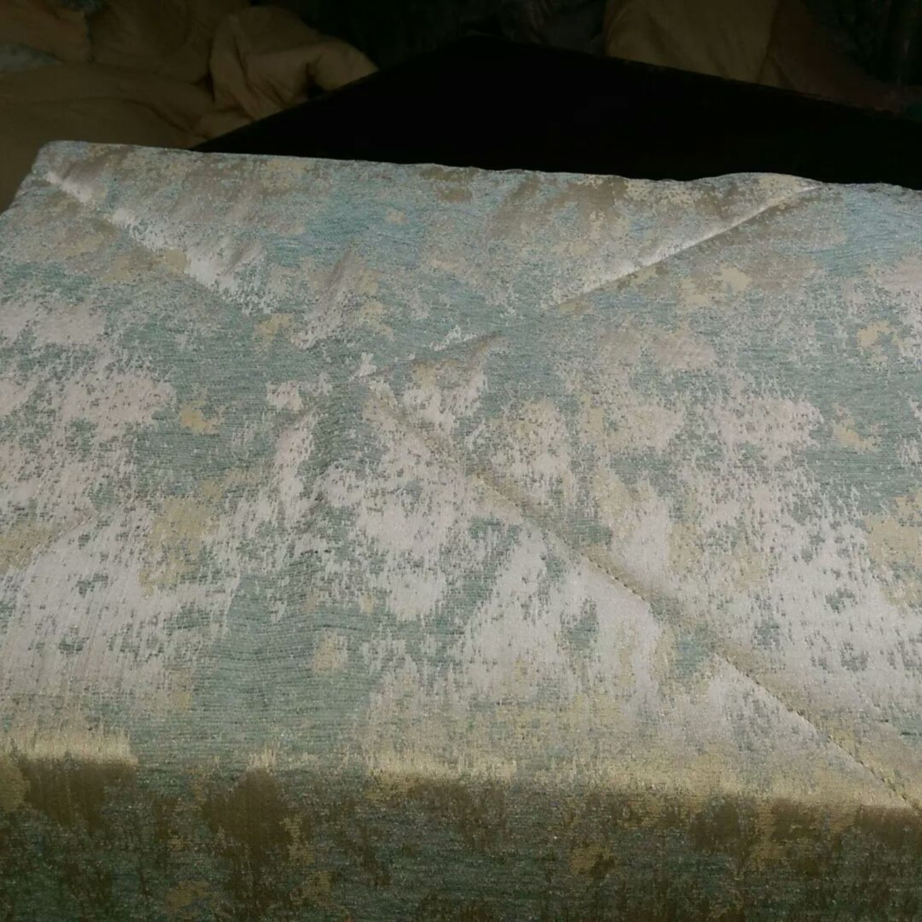 روتختی مخمل پتینه سبز آبی