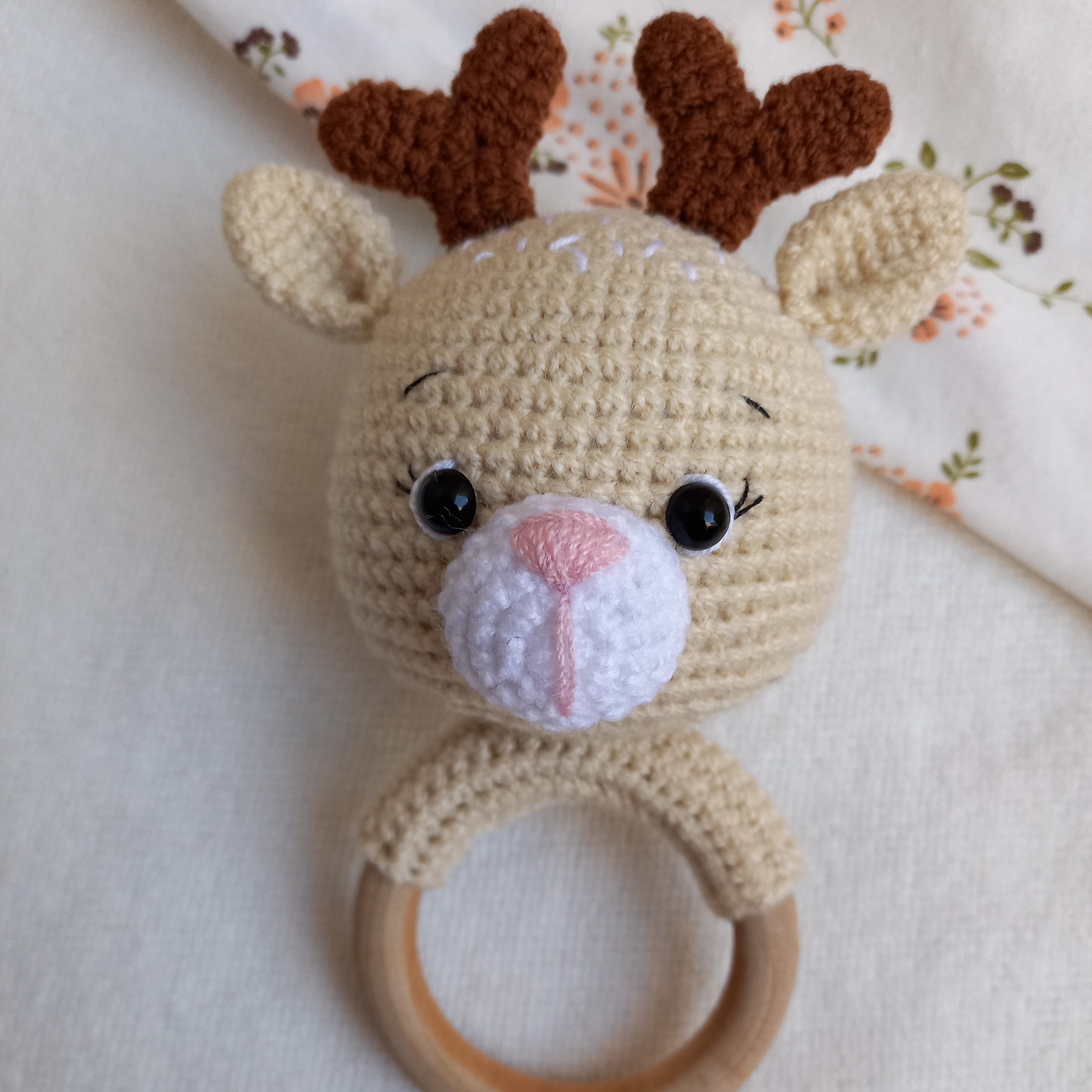 سیسمونی جغجغه بافتنی گوزن