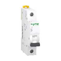 کلید مینیاتوری تک پل 6 آمپر C6-6KA اشنایدر کد A9K24106