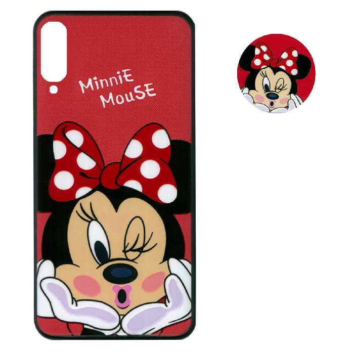 کاور طرح Minni Mouse کد 9512 مناسب برای گوشی موبایل هوآوی Y6P به همراه پایه نگهدارنده