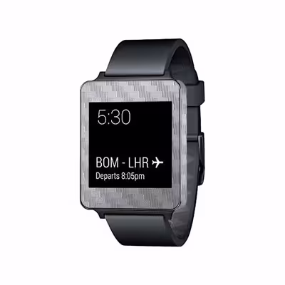 برچسب ماهوت طرح Steel Fiber مناسب برای ساعت هوشمند ال جی G Watch