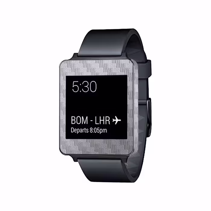 برچسب ماهوت طرح Steel Fiber مناسب برای ساعت هوشمند ال جی G Watch