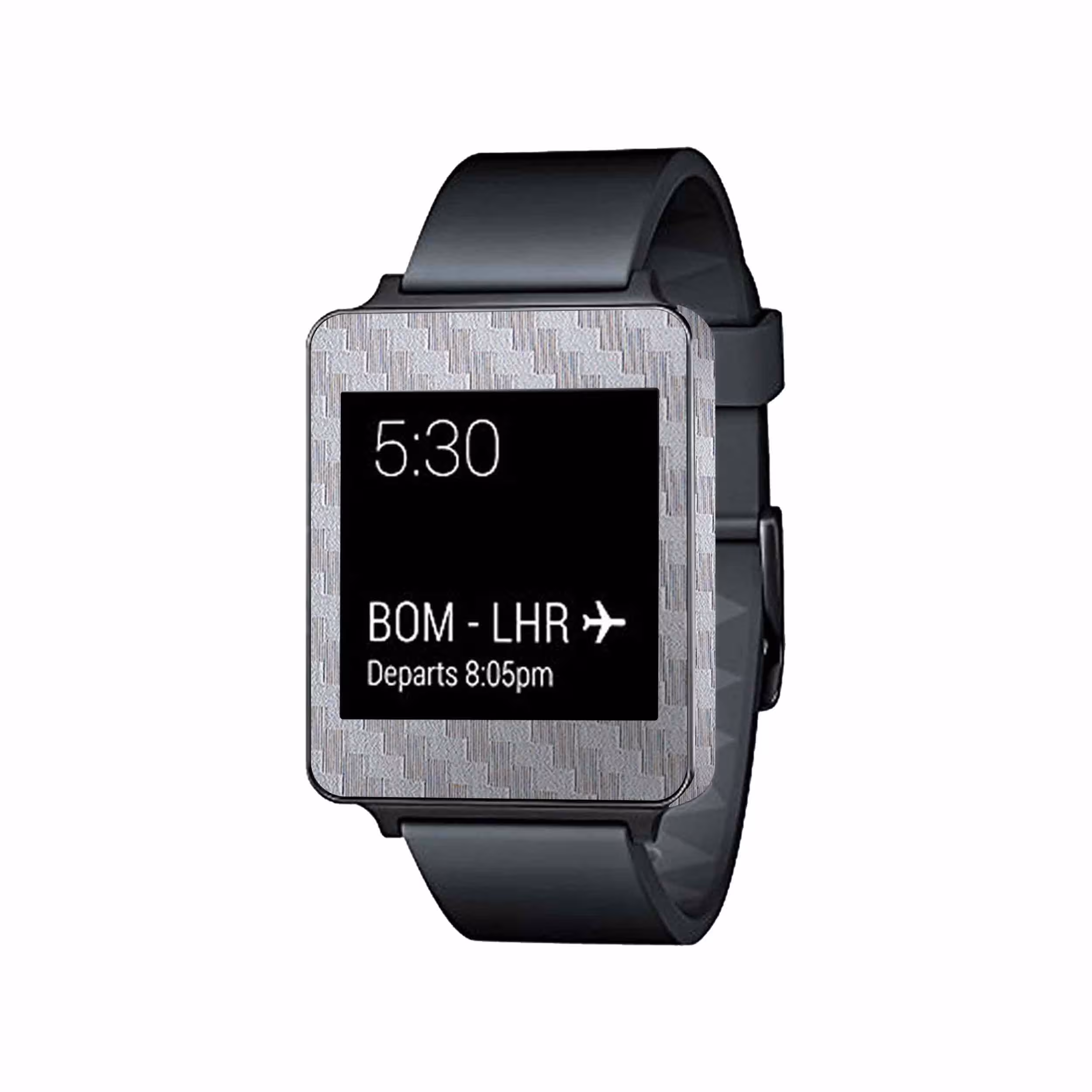برچسب ماهوت طرح Steel Fiber مناسب برای ساعت هوشمند ال جی G Watch