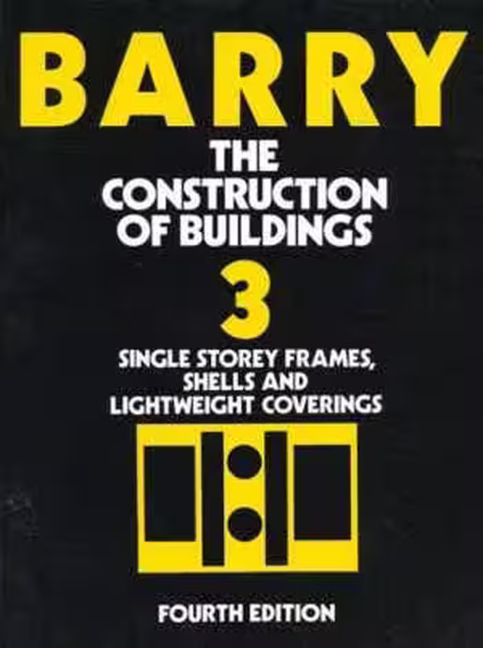 [PDF] دانلود کتاب Construction Of Buildings, Volume 3, 4th ed, 1993
