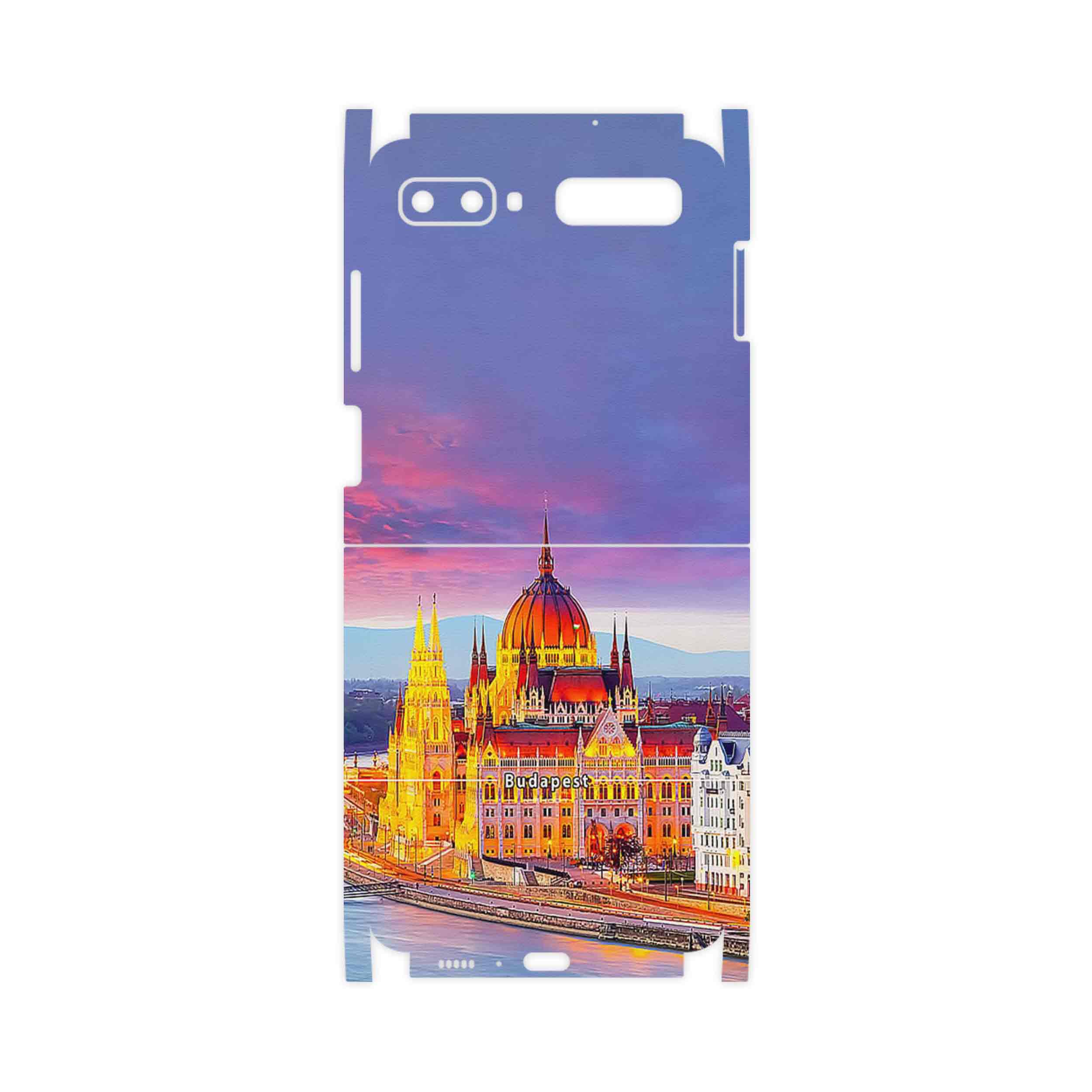 برچسب پوششی ماهوت مدل City of Budapest-FullSkin مناسب برای گوشی موبایل سامسونگ Galaxy Z Flip