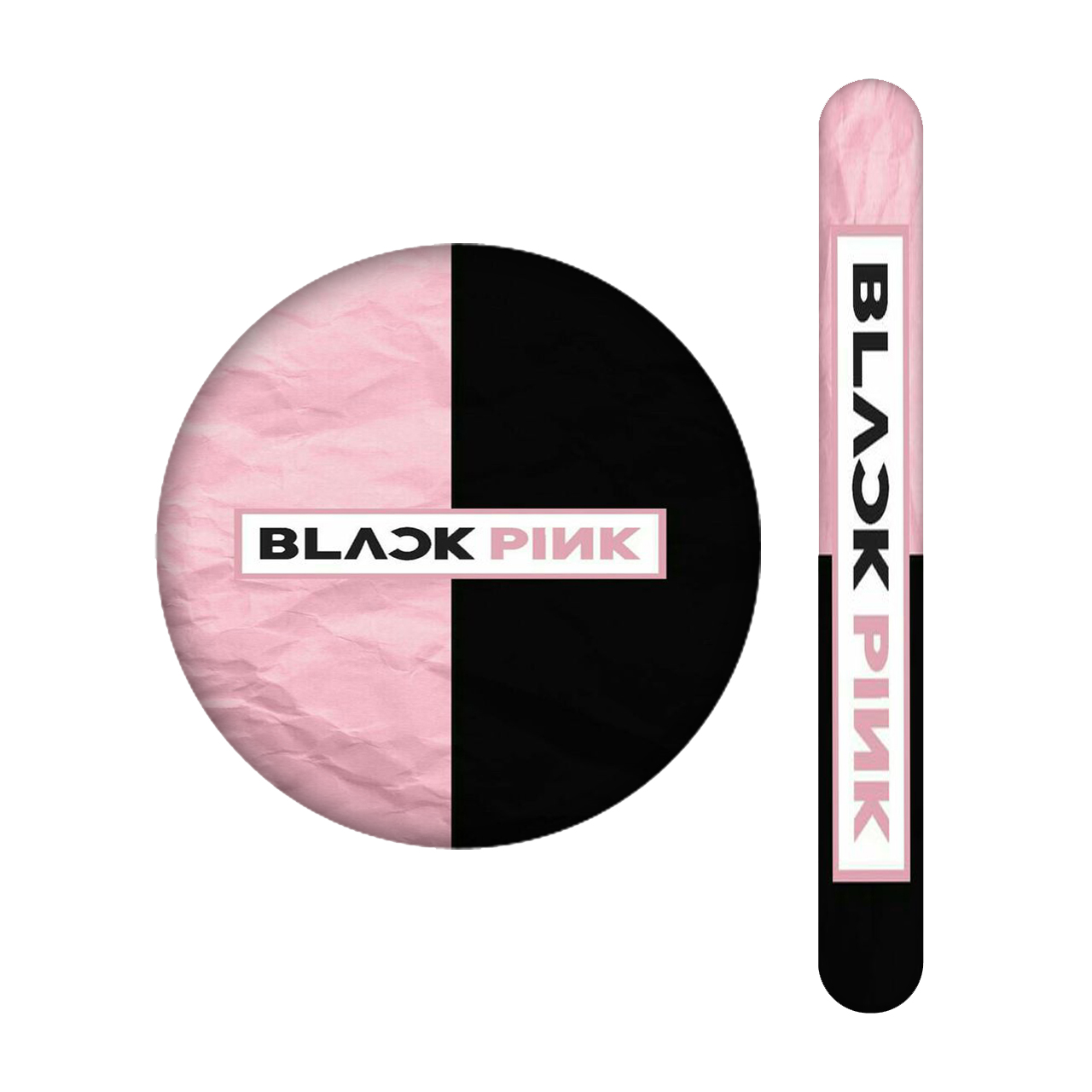 سوهان ناخن مندیکس مدل BLACK PINK کد 2343 به همراه آینه جیبی