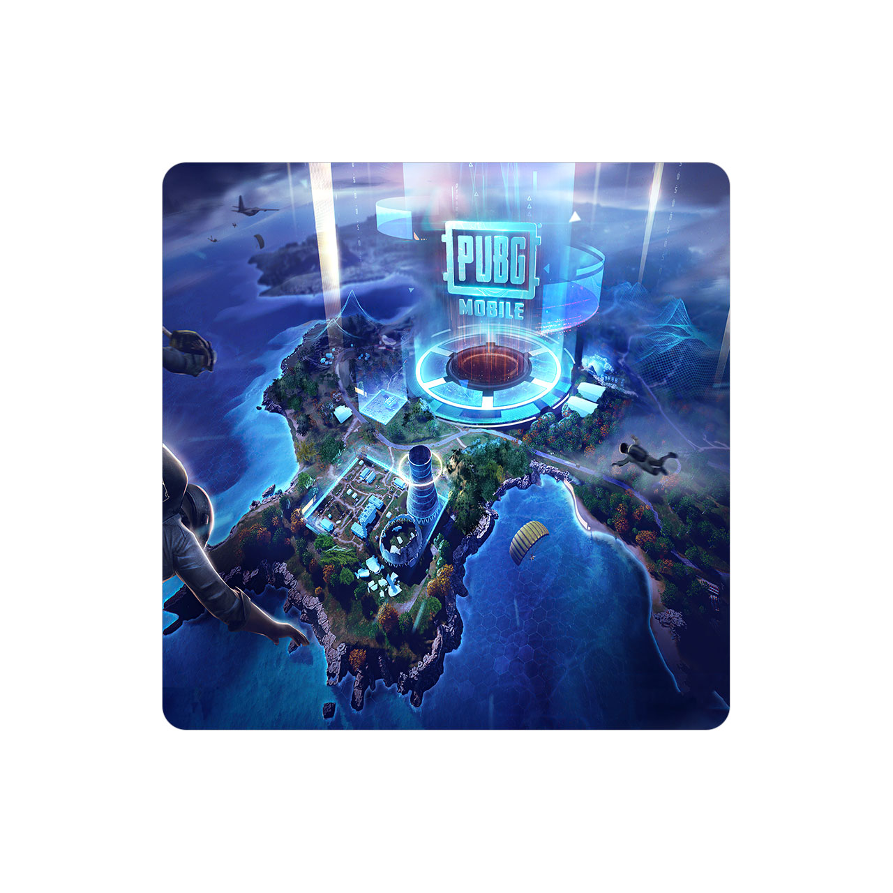 زیر لیوانی طرح پابجی مدل MC1688