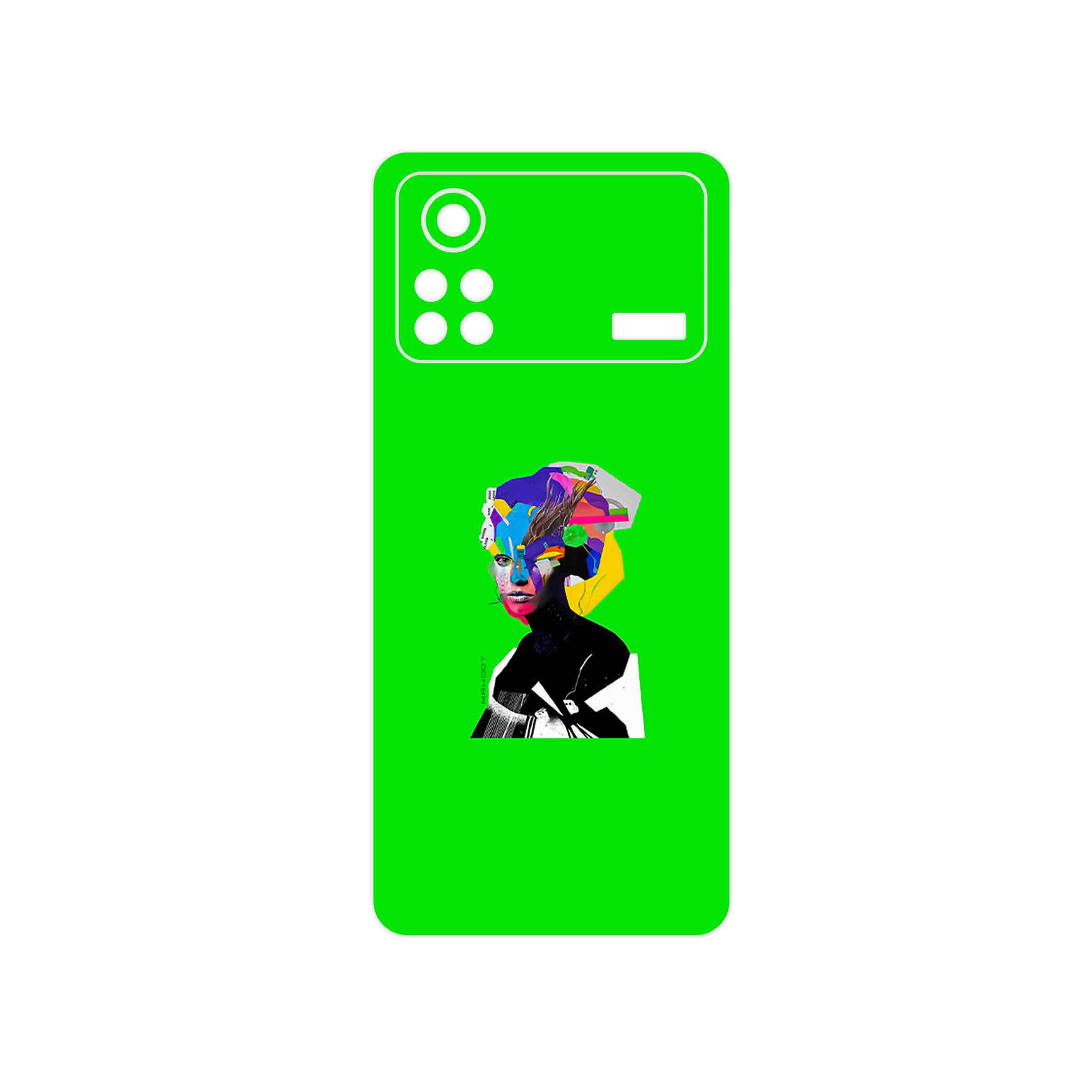 برچسب پوششی ماهوت مدل Collage of Women Portrait 3 مناسب برای گوشی موبایل شیائومی Poco X4 Pro 5G