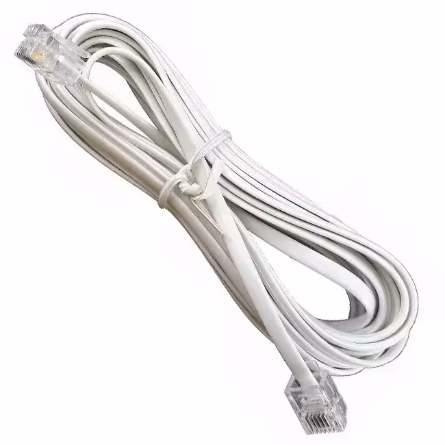 کابل تلفن کد TPHK-11 طول 5 متر بسته 10 عددی