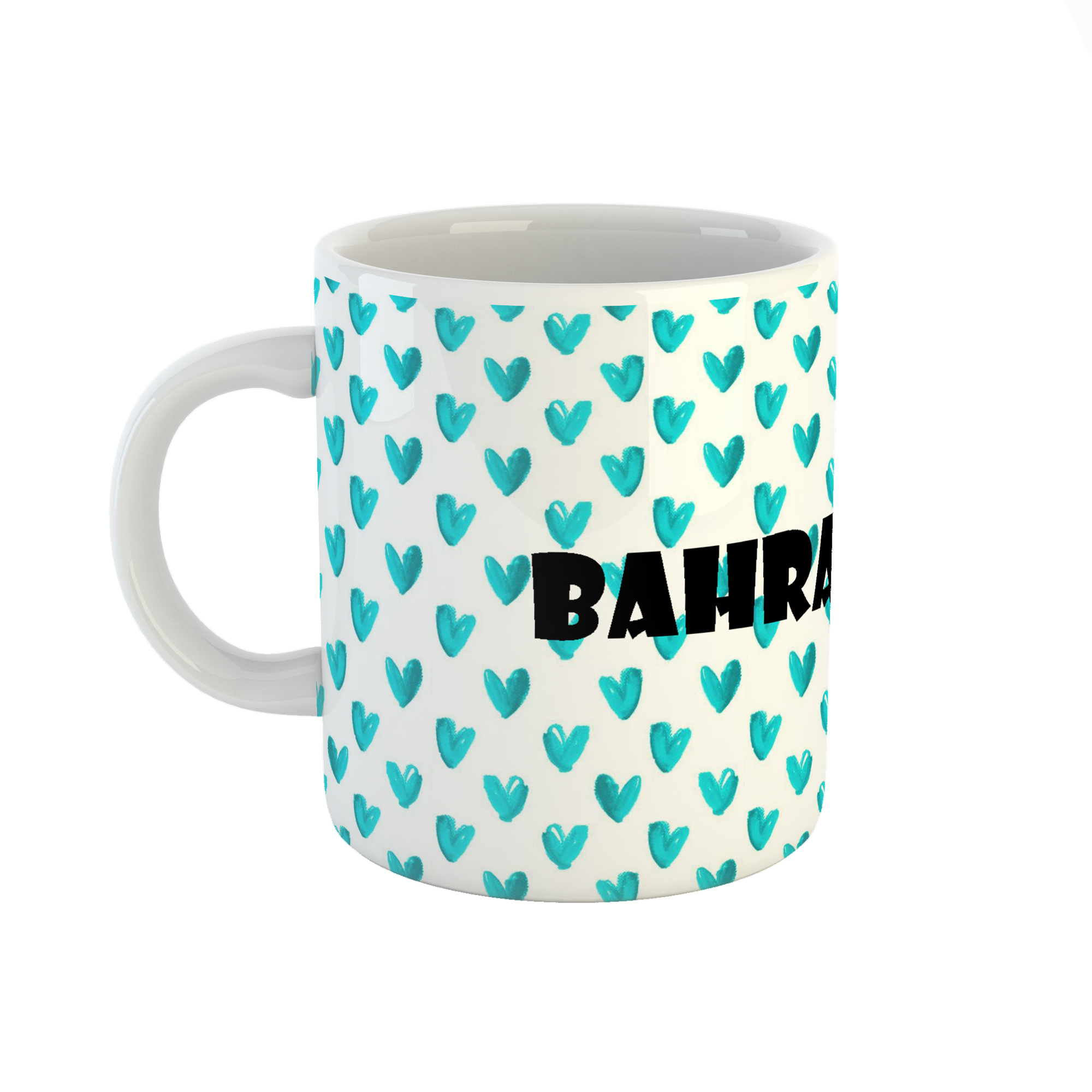 ماگ طرح اسم بهرام مدل قلب کد 1241