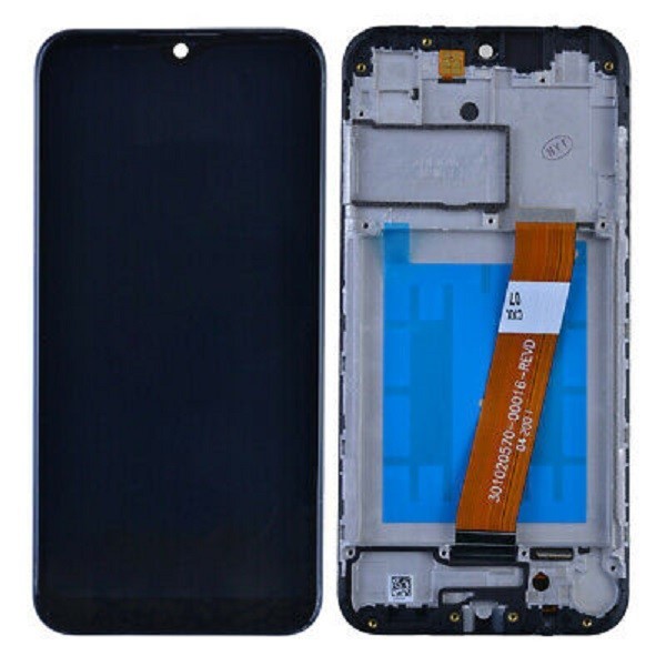 LCD Samsung A015 F (A01 2020) Black ( Frame) (Small ) Service Pack
