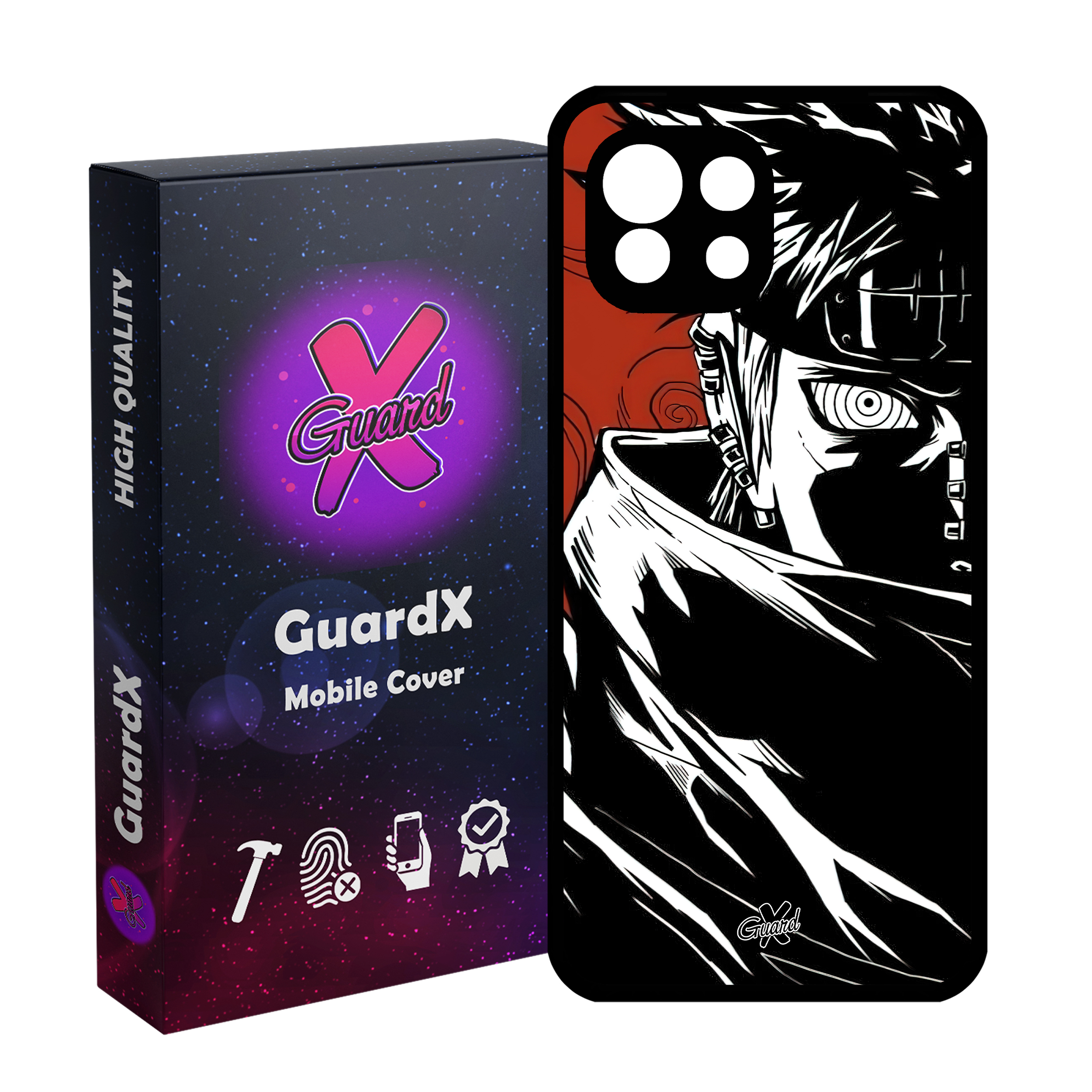 کاور گارد ایکس طرح Pain Anime مدل Glass10551 مناسب برای گوشی موبایل شیائومی  MI 11 Lite