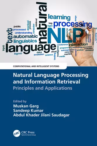 خرید و دانلود نسخه کامل کتاب Natural Language Processing and Information Retrieval; Principles and Applications