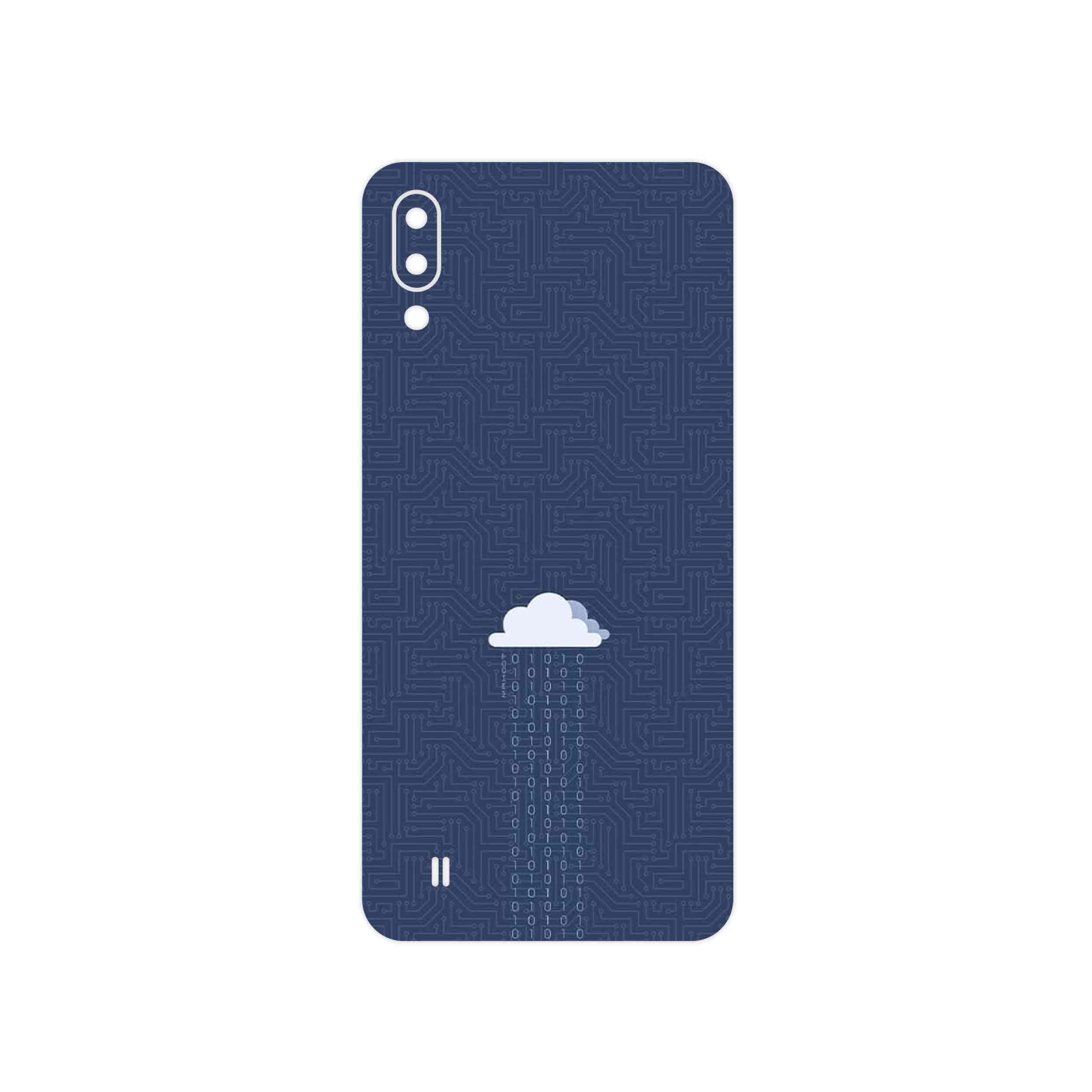 برچسب پوششی ماهوت مدل Minimal Data Cloud مناسب برای گوشی موبایل سامسونگ Galaxy M10