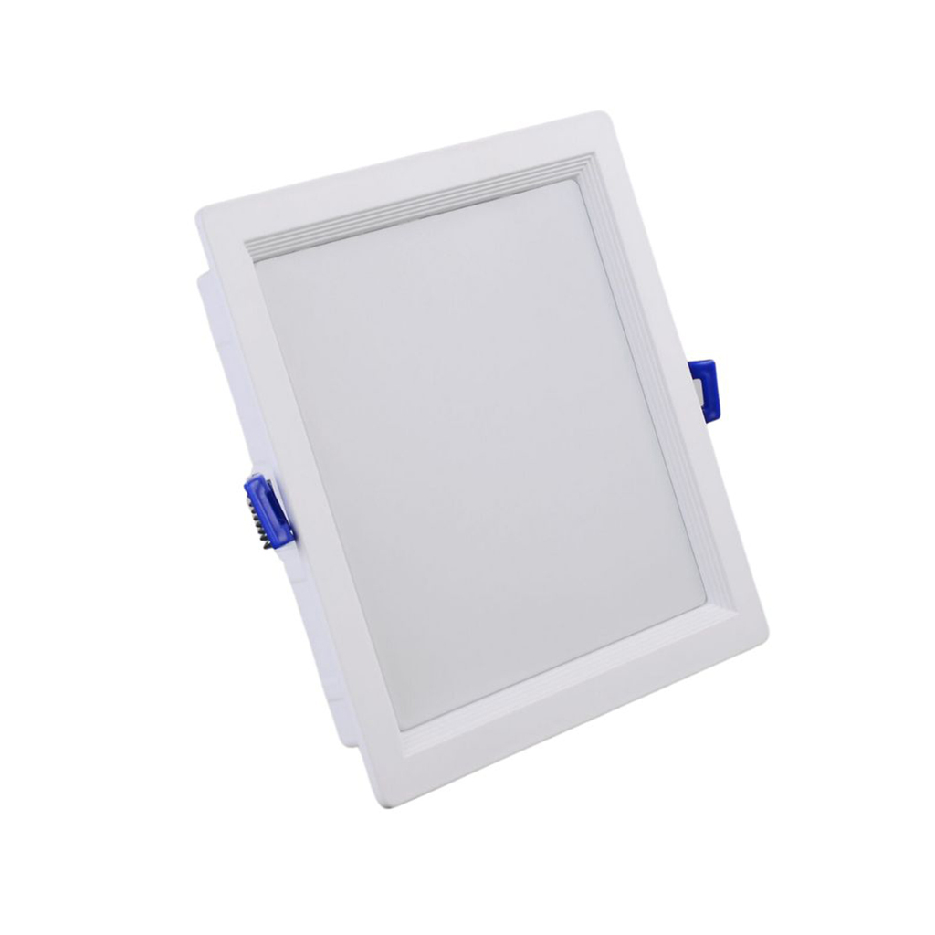 چراغ سقفی توکار 16 وات تولید نور مدل مونلایت مربع کد TLR83BP018