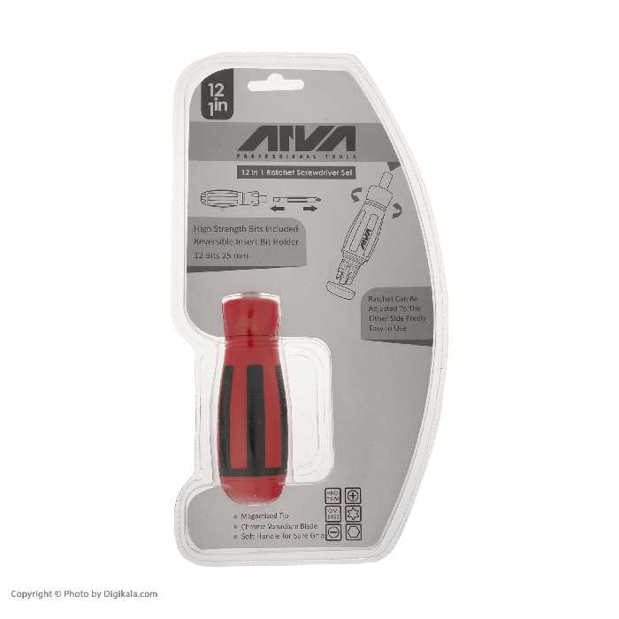 مجموعه 13 عددی سری پیچ گوشتی آروا کد 4518