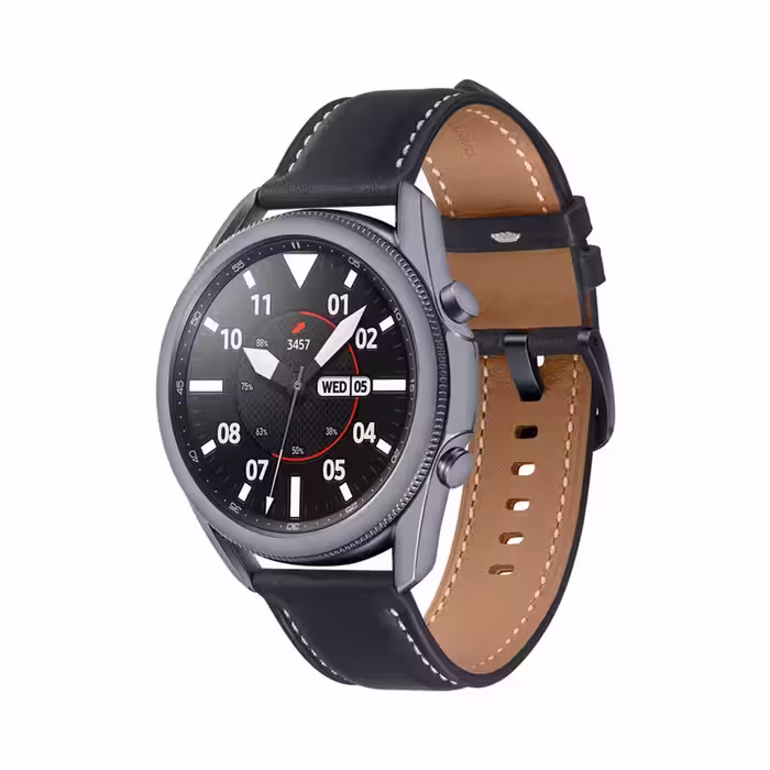 برچسب ماهوت طرح Matte-Silver مناسب برای ساعت هوشمند سامسونگ Galaxy Watch3 45mm | کالا برتری