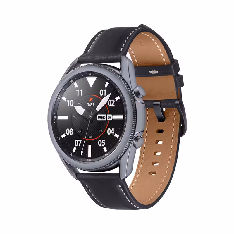 برچسب ماهوت طرح Matte-Silver مناسب برای ساعت هوشمند سامسونگ Galaxy Watch3 45mm | کالا برتری