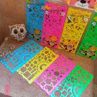 پک دو تایی شابلون خط کش دار نشکن