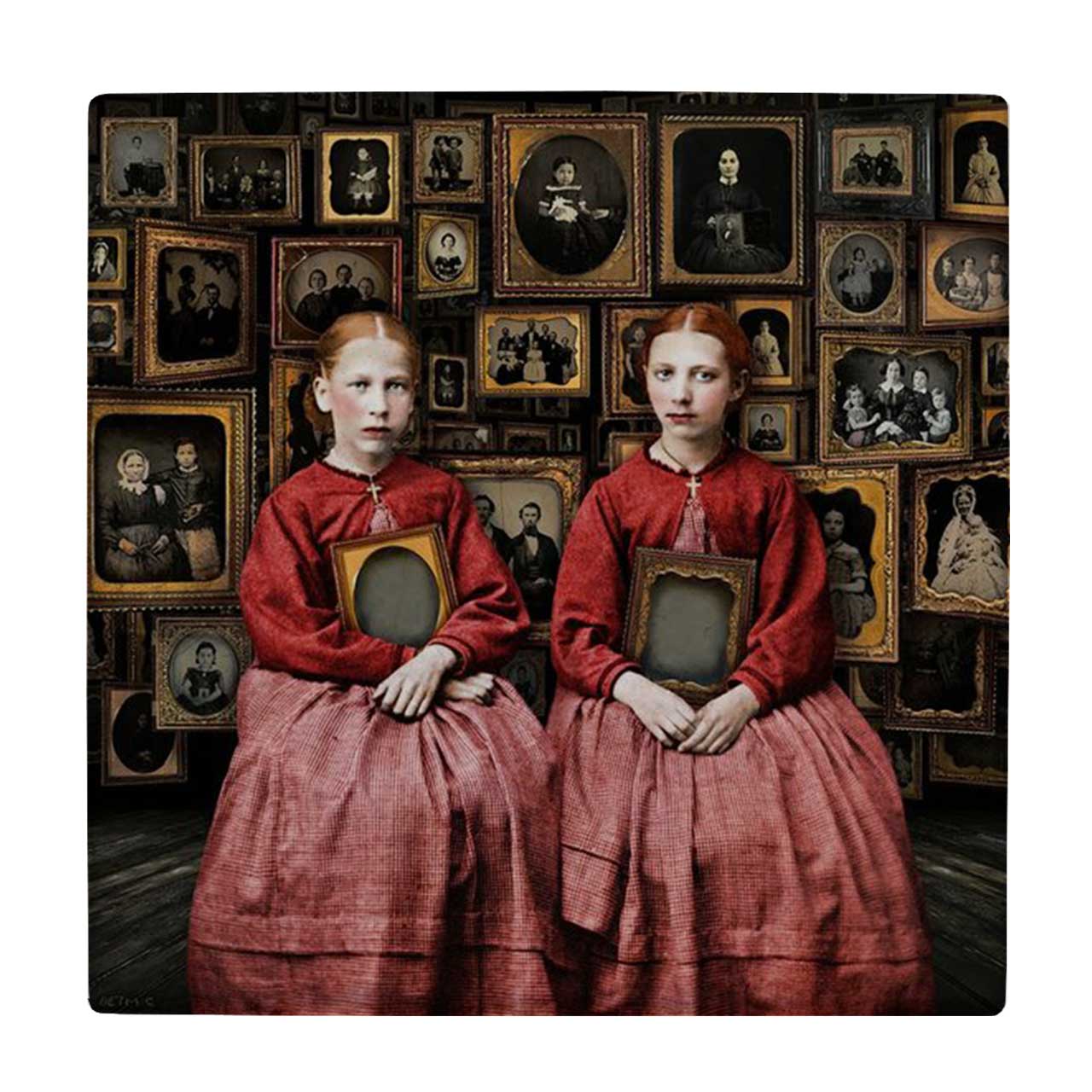 کاشی طرح دوقلوها کد wk1132