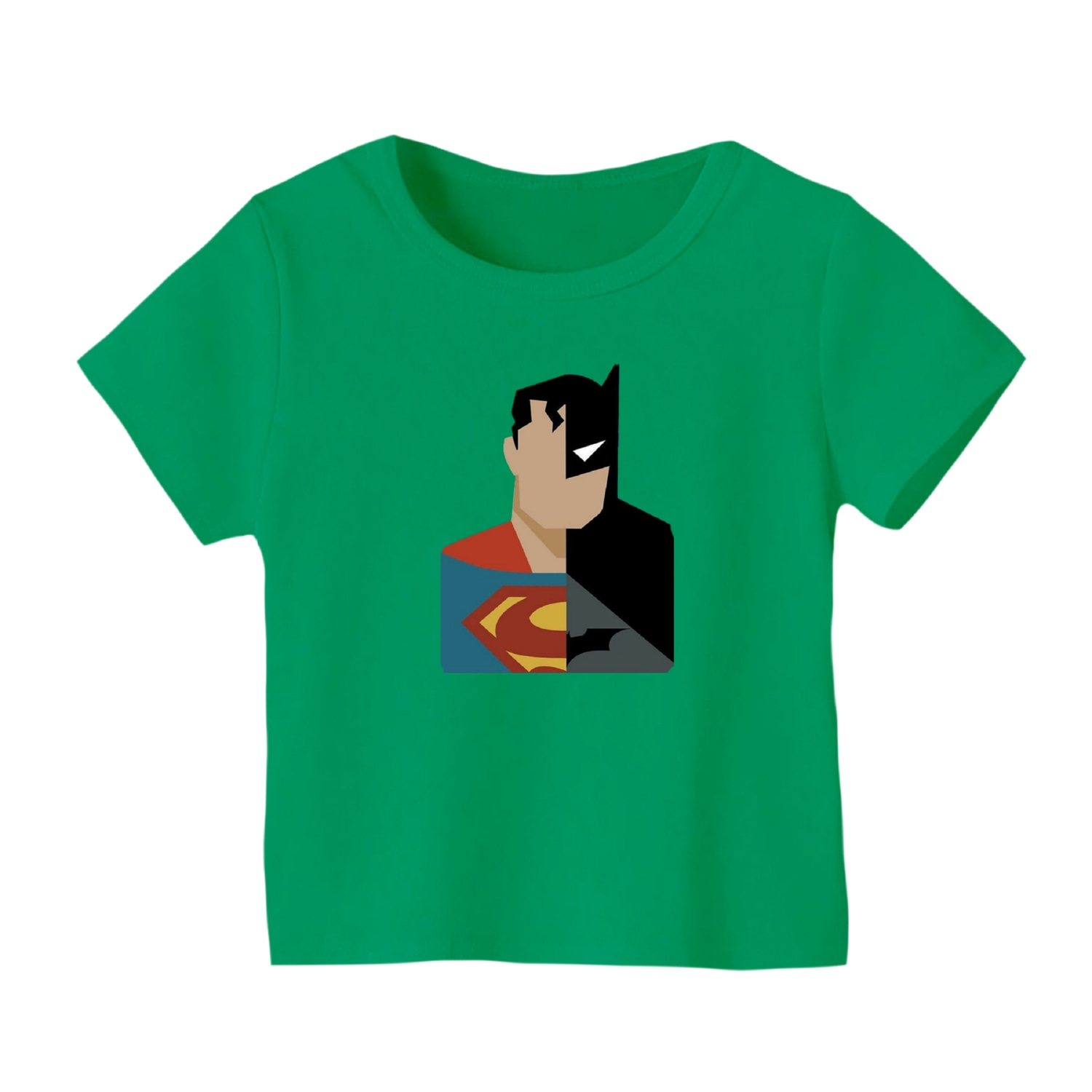 تی شرت آستین کوتاه بچگانه مدل بتمن کد 26 رنگ سبز