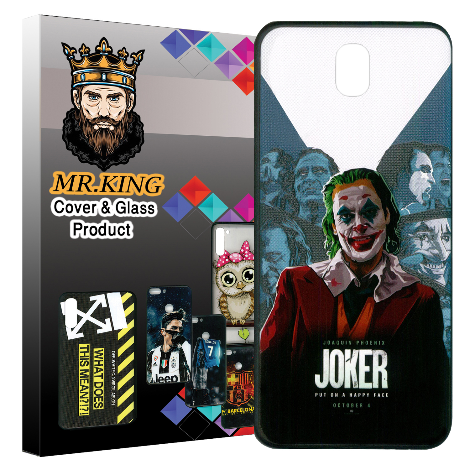کاور مستر کینگ طرح Joker کد 1460 مناسب برای گوشی موبایل سامسونگ GalaxyJ5 pro