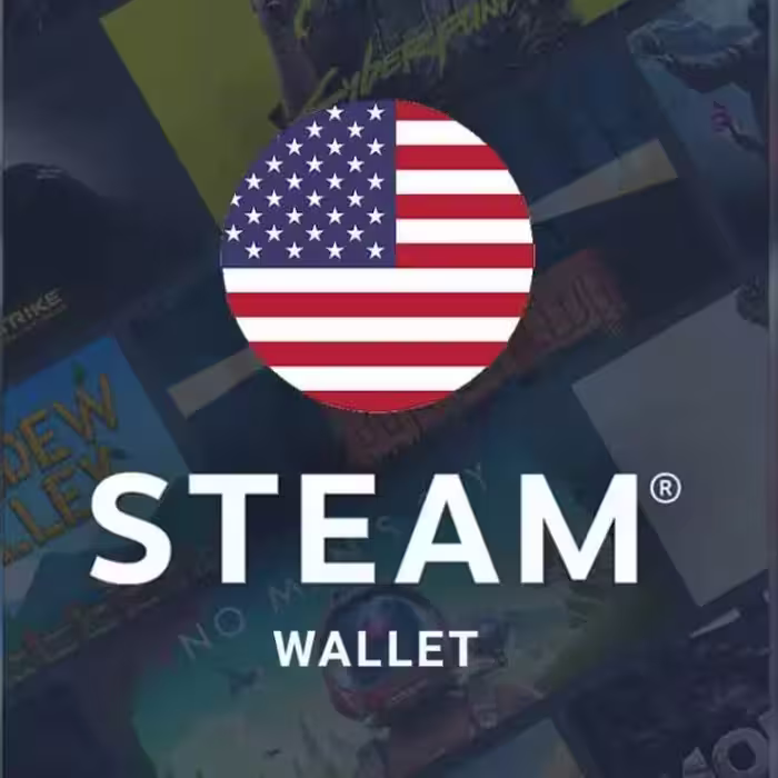 خرید استیم والت آمریکا 100 دلاری USA Steam Wallet با بهترین قیمت