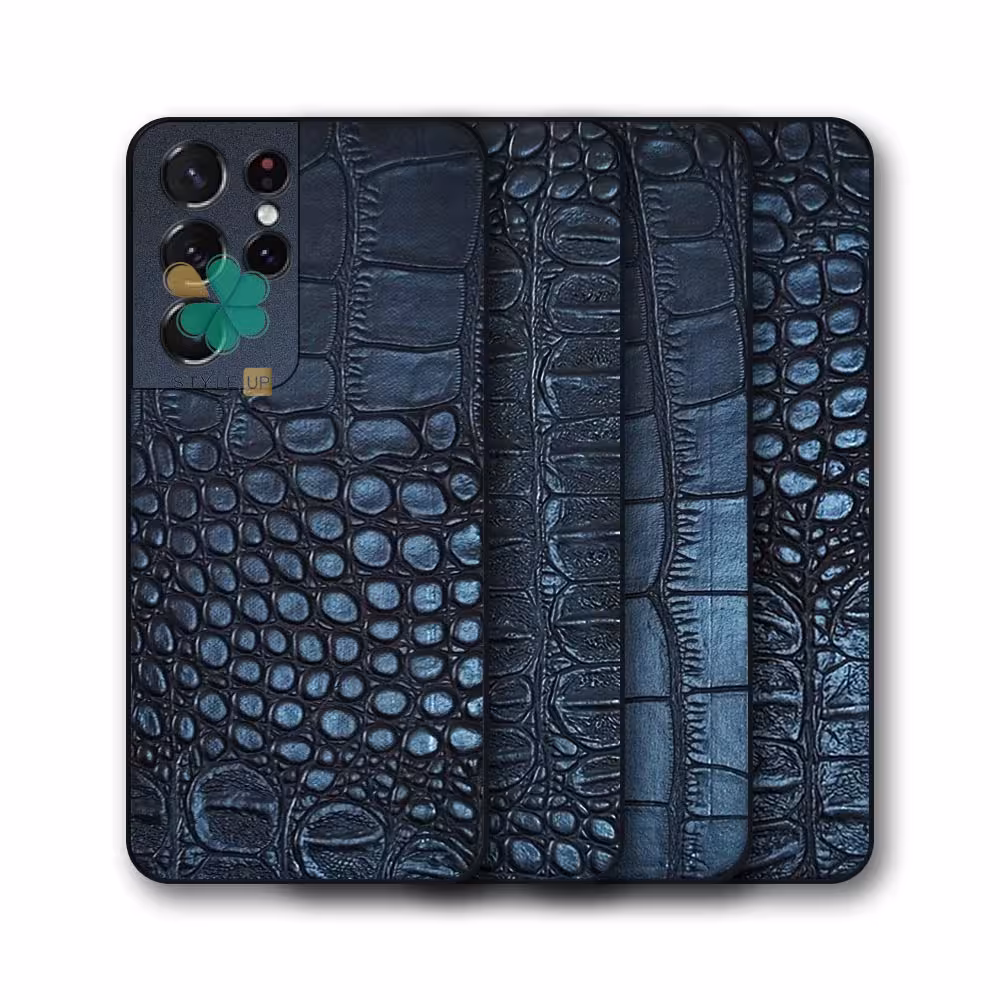 قاب گوشی چرمی Crocodile Skin مناسب Samsung Galaxy S21 Ultra 5G